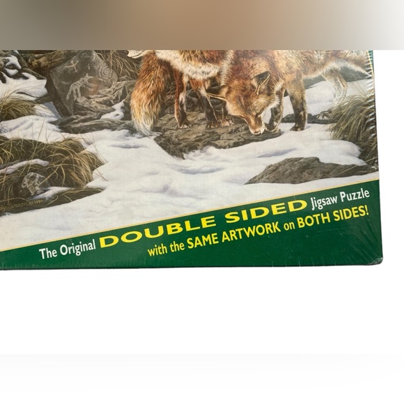 World’s Most Difficult Double Sided Puzzle “Wherewolves” Fox and Wolves Puzzle - Picture 4 of 11